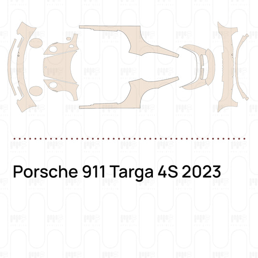 Voorgesneden PPF Porsche 911 Targa 4S 2023