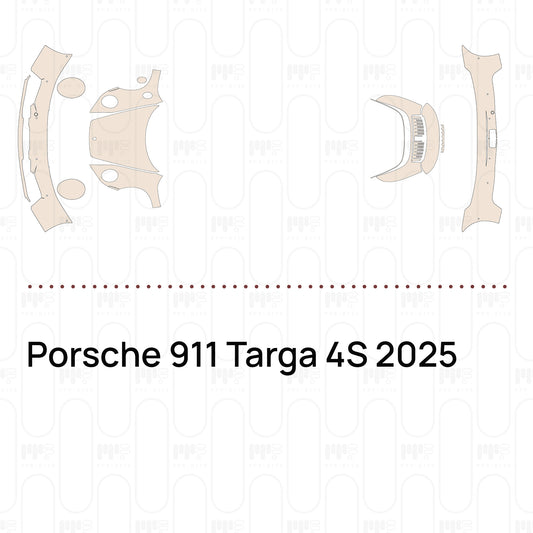 Voorgesneden PPF Porsche 911 Targa 4S 2025