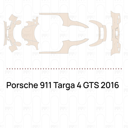 Voorgesneden PPF Porsche 911 Targa 4 GTS 2016