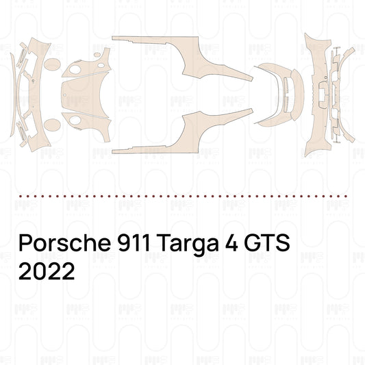Voorgesneden PPF Porsche 911 Targa 4 GTS 2022