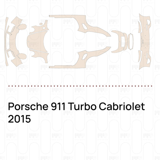 Voorgesneden PPF Porsche 911 Turbo Cabriolet 2015