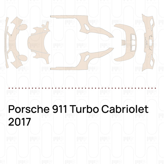 Voorgesneden PPF Porsche 911 Turbo Cabriolet 2017