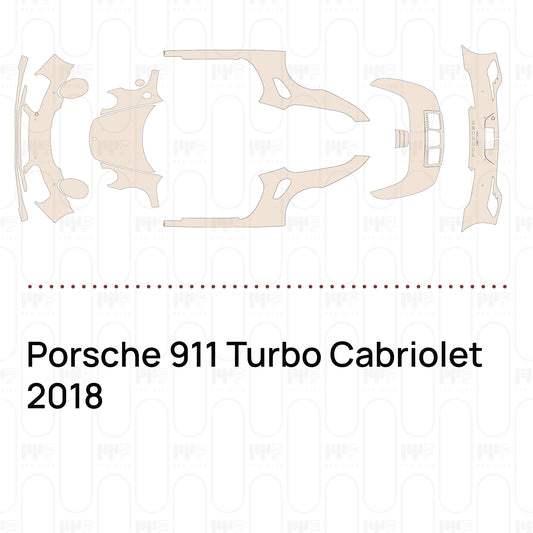 Voorgesneden PPF Porsche 911 Turbo Cabriolet 2018