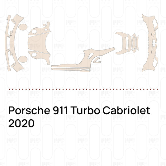 Voorgesneden PPF Porsche 911 Turbo Cabriolet 2020