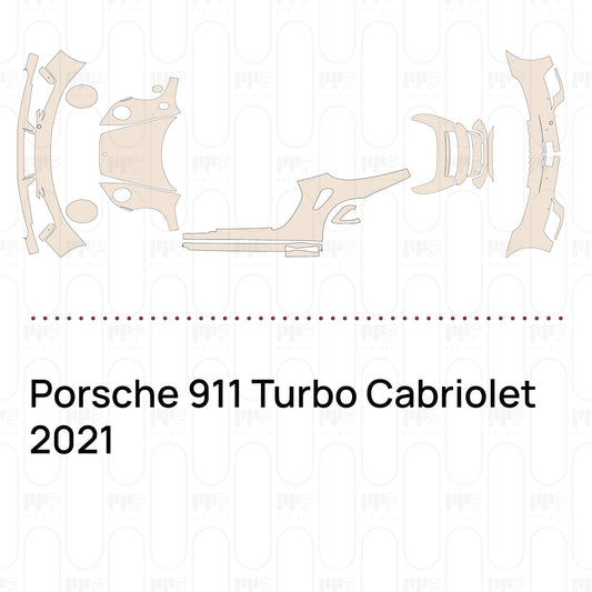 Voorgesneden PPF Porsche 911 Turbo Cabriolet 2021