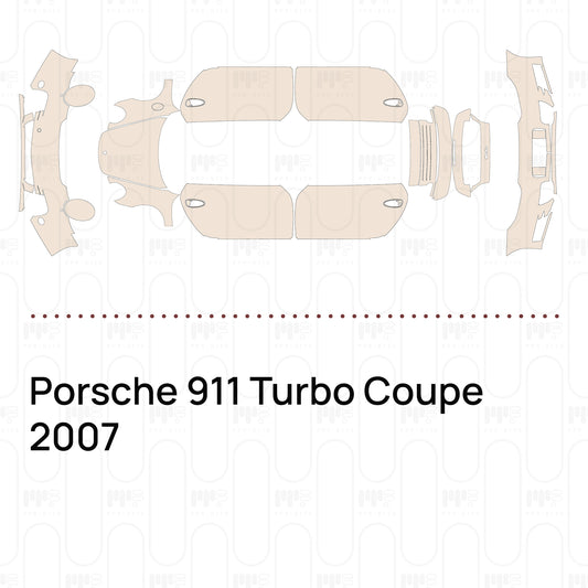Voorgesneden PPF Porsche 911 Turbo Coupe 2007