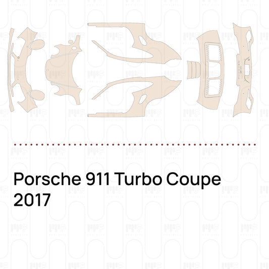 Voorgesneden PPF Porsche 911 Turbo Coupe 2017