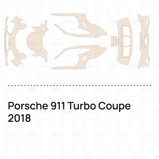 Voorgesneden PPF Porsche 911 Turbo Coupe 2018