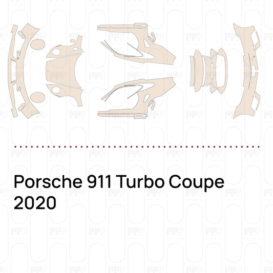Voorgesneden PPF Porsche 911 Turbo Coupe 2020
