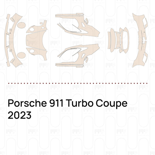 Voorgesneden PPF Porsche 911 Turbo Coupe 2023