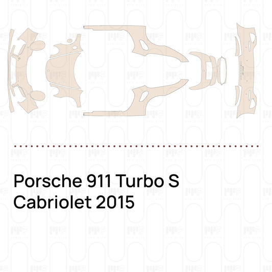 Voorgesneden PPF Porsche 911 Turbo S Cabriolet 2015