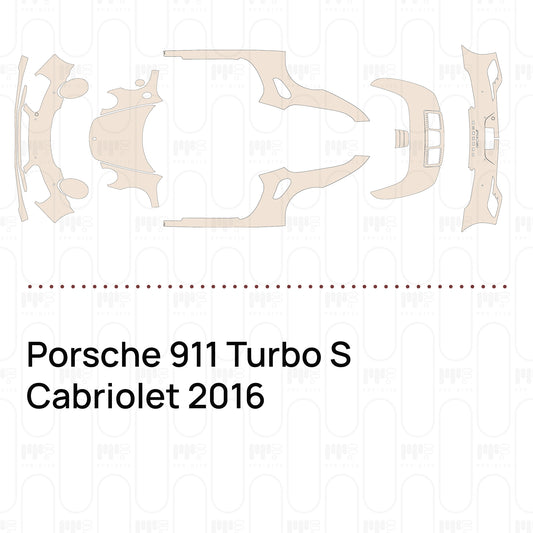Voorgesneden PPF Porsche 911 Turbo S Cabriolet 2016