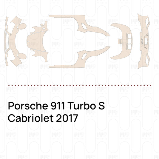 Voorgesneden PPF Porsche 911 Turbo S Cabriolet 2017
