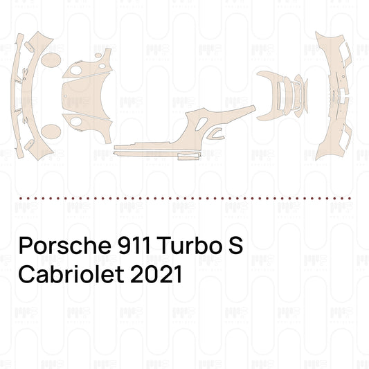 Voorgesneden PPF Porsche 911 Turbo S Cabriolet 2021