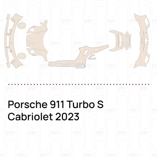 Voorgesneden PPF Porsche 911 Turbo S Cabriolet 2023