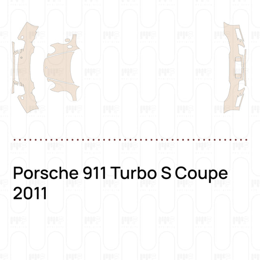 Voorgesneden PPF Porsche 911 Turbo S Coupe 2011
