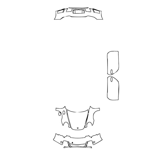 Pre-Cut PPF Porsche 911 Turbo S Coupe 2012 - PPF-Kits