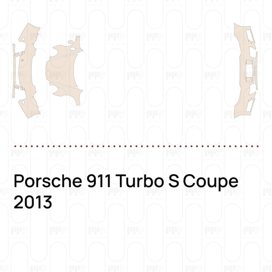 Voorgesneden PPF Porsche 911 Turbo S Coupe 2013