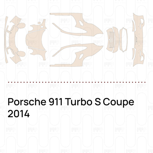 Voorgesneden PPF Porsche 911 Turbo S Coupe 2014