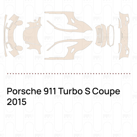 Voorgesneden PPF Porsche 911 Turbo S Coupe 2015