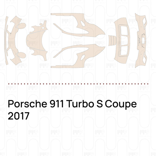 Voorgesneden PPF Porsche 911 Turbo S Coupe 2017