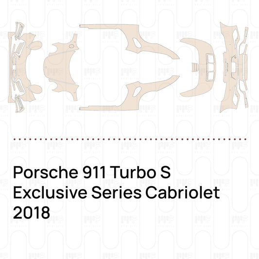 Voorgesneden PPF Porsche 911 Turbo S Exclusive Series Cabriolet 2018