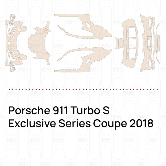 Voorgesneden PPF Porsche 911 Turbo S Exclusive Series Coupe 2018
