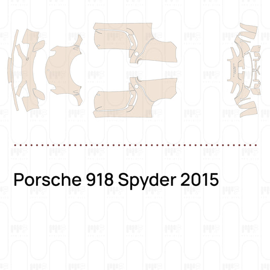 Voorgesneden PPF Porsche 918 Spyder 2015