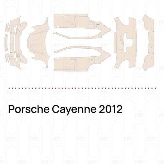 Voorgesneden PPF Porsche Cayenne 2012