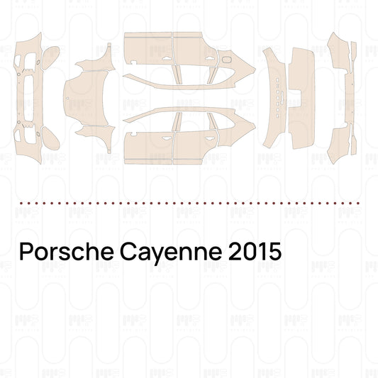 Voorgesneden PPF Porsche Cayenne 2015