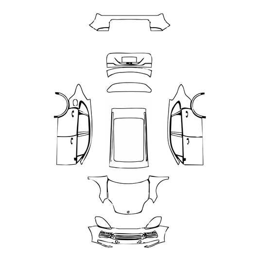 Pre-Cut PPF Porsche Cayenne Cayenne 2022 - PPF-Kits