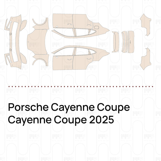 Voorgesneden PPF Porsche Cayenne Coupe Cayenne Coupe 2025