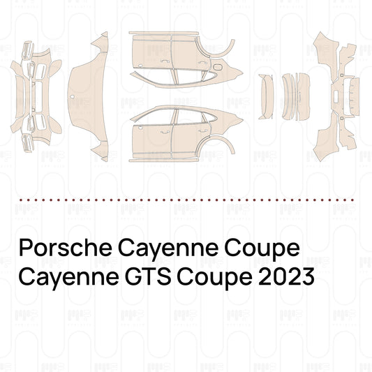 Voorgesneden PPF Porsche Cayenne Coupe Cayenne GTS Coupe 2023