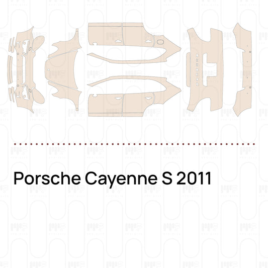 Voorgesneden PPF Porsche Cayenne S 2011