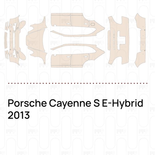 Voorgesneden PPF Porsche Cayenne S E-Hybrid 2013