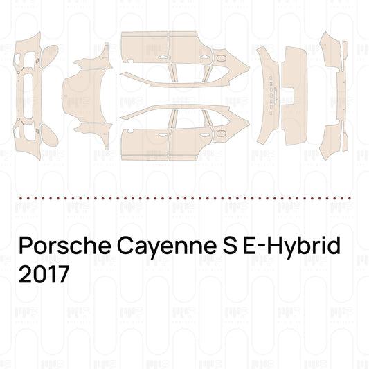 Voorgesneden PPF Porsche Cayenne S E-Hybrid 2017
