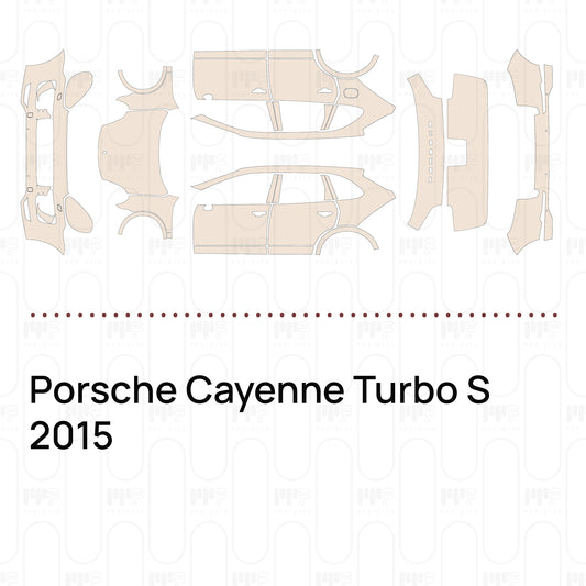 Voorgesneden PPF Porsche Cayenne Turbo S 2015