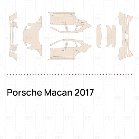 Voorgesneden PPF Porsche Macan 2017