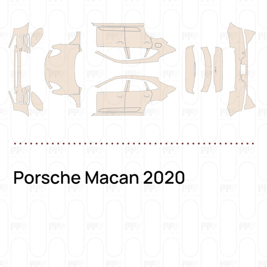 Voorgesneden PPF Porsche Macan 2020