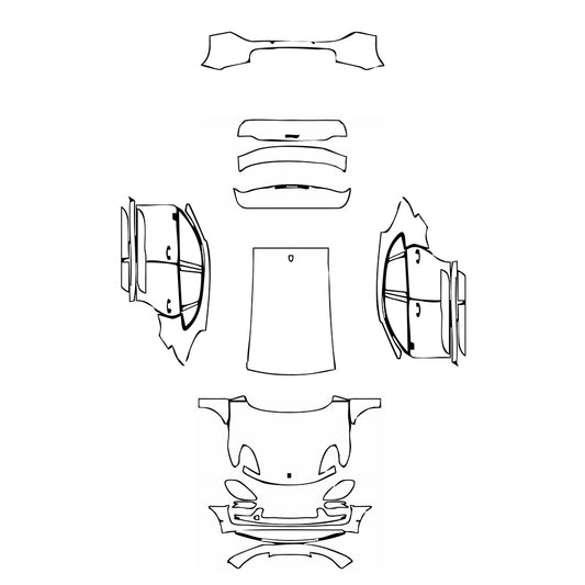 Pre-Cut PPF Porsche Macan Macan 2024 - PPF-Kits