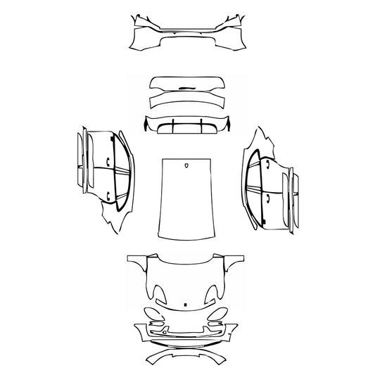 Pre-Cut PPF Porsche Macan Macan GTS 2024 - PPF-Kits