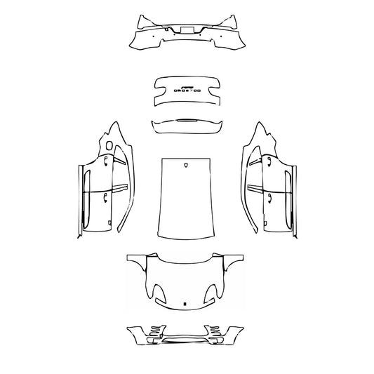 Pre-Cut PPF Porsche Macan Macan S 2015 - PPF-Kits