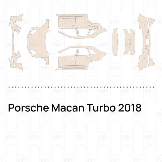 Voorgesneden PPF Porsche Macan Turbo 2018