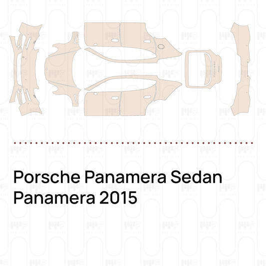 Voorgesneden PPF Porsche Panamera Sedan Panamera 2015