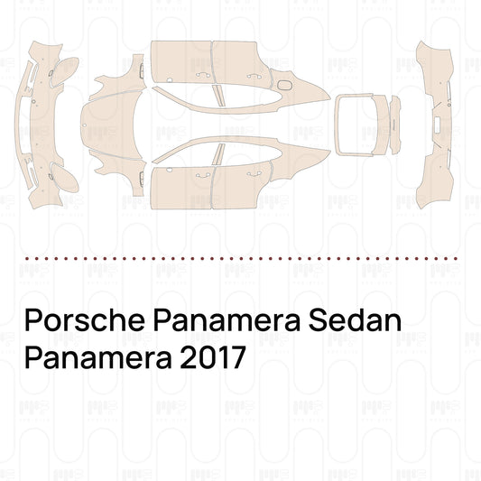 Voorgesneden PPF Porsche Panamera Sedan Panamera 2017