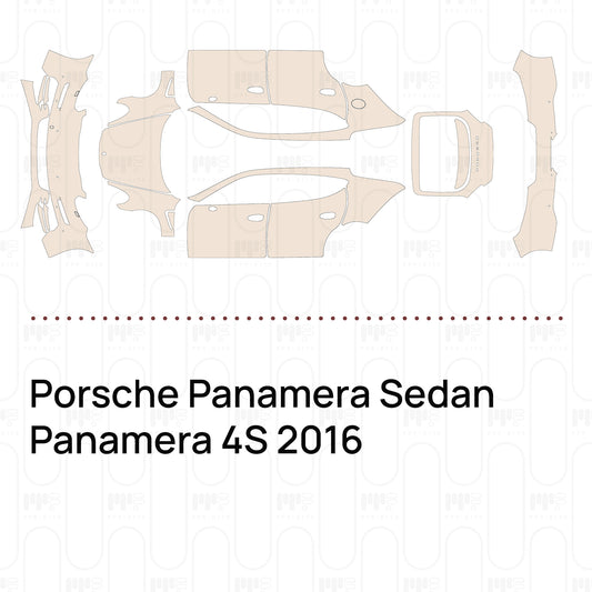 Voorgesneden PPF Porsche Panamera Sedan Panamera 4S 2016