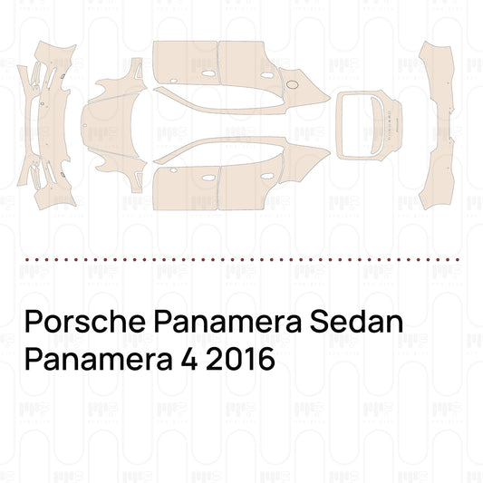 Voorgesneden PPF Porsche Panamera Sedan Panamera 4 2016