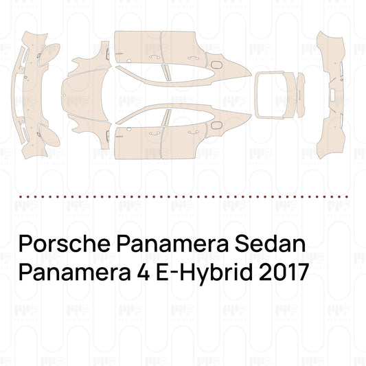 Voorgesneden PPF Porsche Panamera Sedan Panamera 4 E-Hybrid 2017