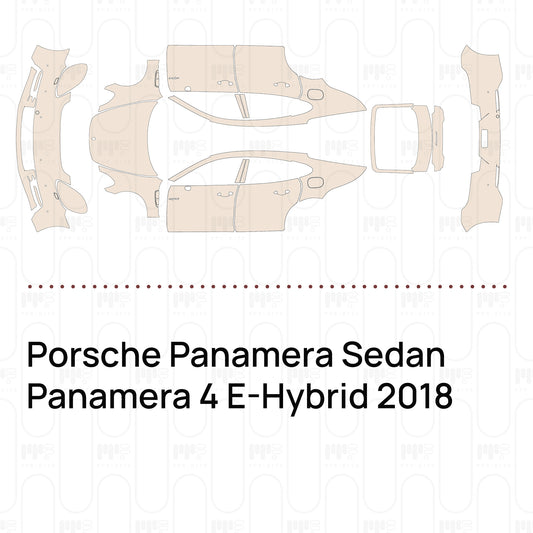 Voorgesneden PPF Porsche Panamera Sedan Panamera 4 E-Hybrid 2018