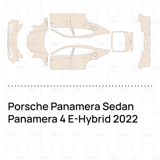 Voorgesneden PPF Porsche Panamera Sedan Panamera 4 E-Hybrid 2022